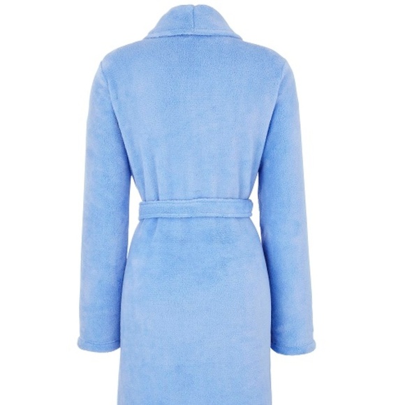 PRETTY SECRETS FLEECE WRAP ROBE - SOFT BLUE SIZE 24W/26W (NEW WITH TAGS) - Picture 3 of 5